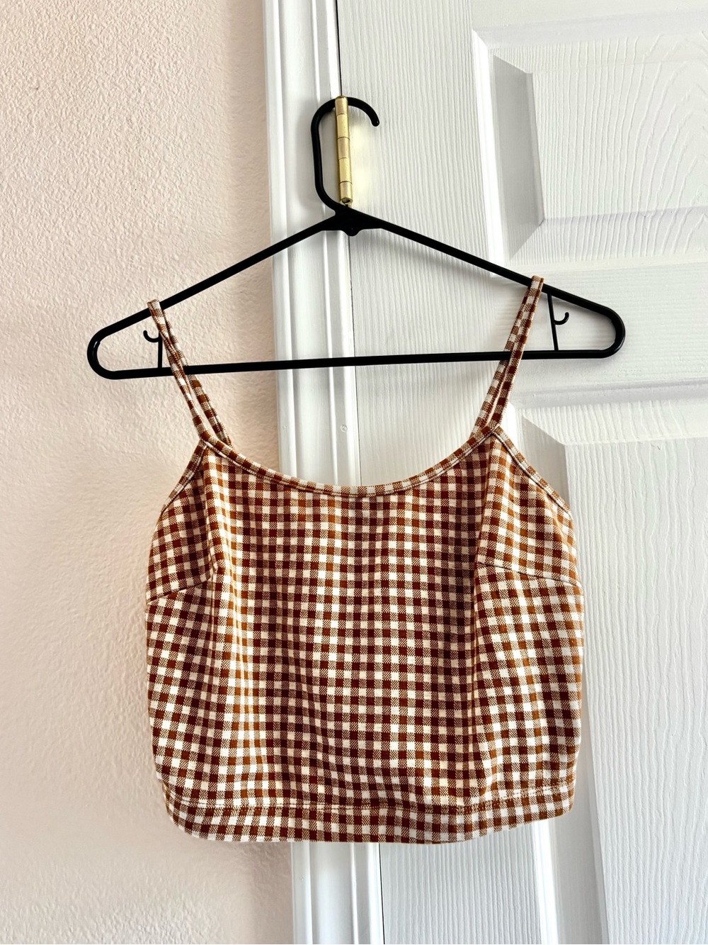 Forever 21 Gingham Crop Top S